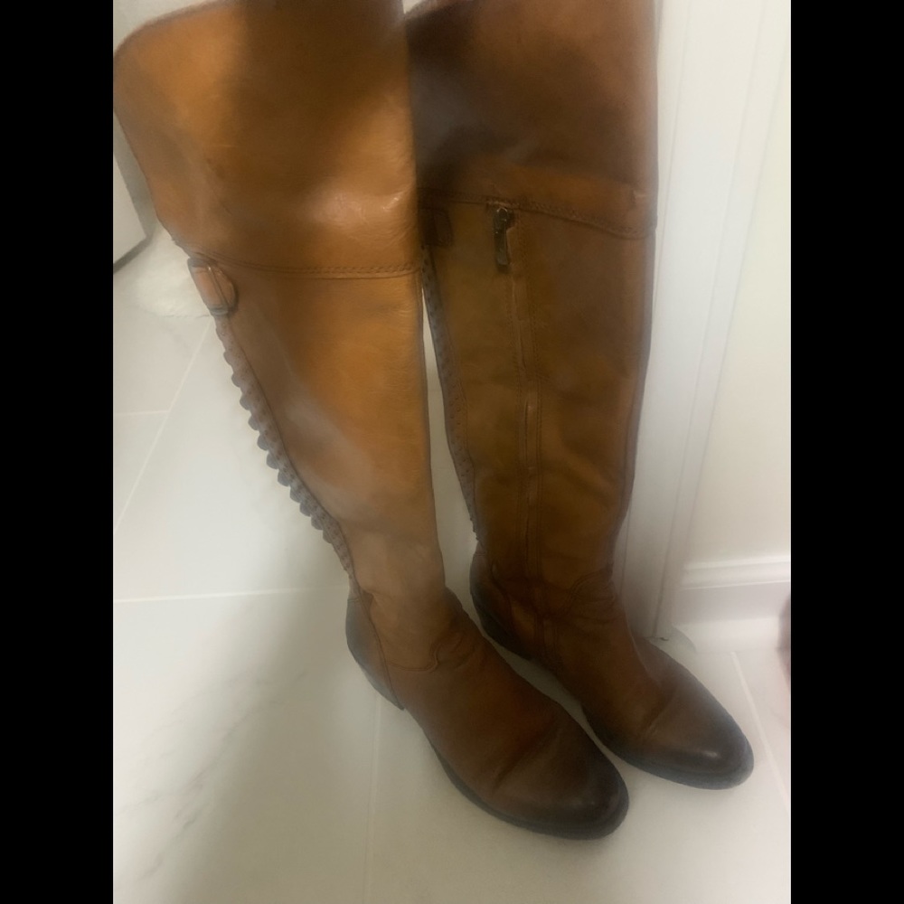 COPY - Frye Knee High Brown Leather Boots